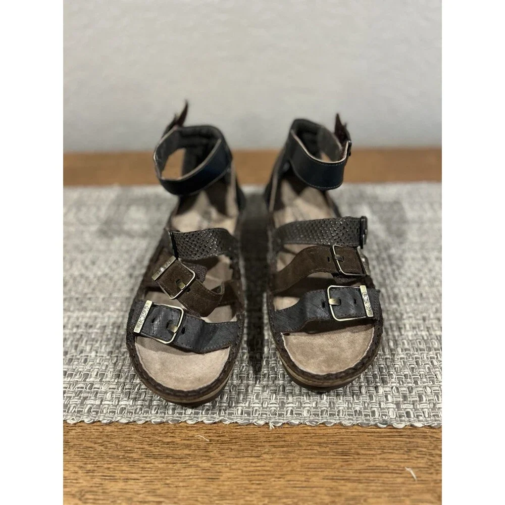 Naot Begonia Sandals Women’s Gladiator Straps Leather Size 41/ US 10 New No Box
